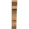 Ekena Millwork Balboa Slat Rough Sawn Bracket, Western Red Cedar, 6"W x 28"D x 36"H BKT06X28X36BOA06RWR - alternate 4